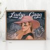 Classic Rapper Music Pop Singer Lady Gaga Sexy Girls Canvas Painting Posters and Prints Wall Art - Lady GaGa Shop