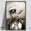 Star Posters and Prints Singer Lady Gaga Pop Art Canvas Painting Black White Woman Figure Painting - Lady GaGa Shop