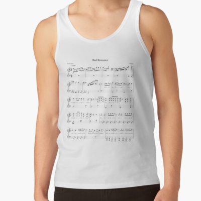 Lady Gaga Bad Romance Music Notes Tank Top Official Lady GaGa Merch