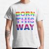 Born This Way Pride Flags T-Shirt Official Lady GaGa Merch