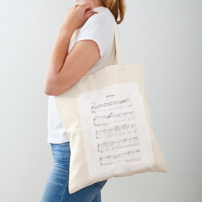 Lady Gaga Bad Romance Music Notes Tote Bag Official Lady GaGa Merch