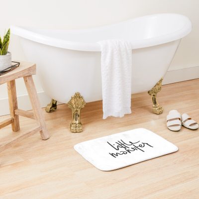 Little Monster - Handwritten Casual Design Fitted Bath Mat Official Lady GaGa Merch