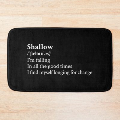 Shallow By Lady Gaga Bath Mat Official Lady GaGa Merch