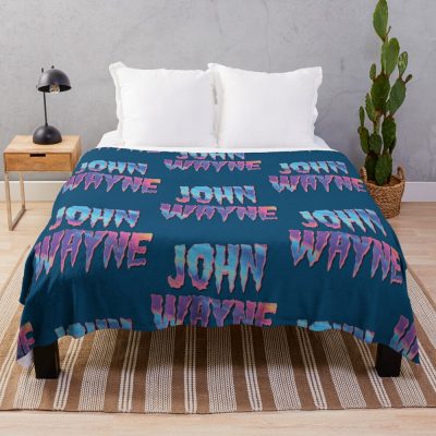 Lady Gaga John Wayne Lyric Print Mock Throw Blanket Official Lady GaGa Merch