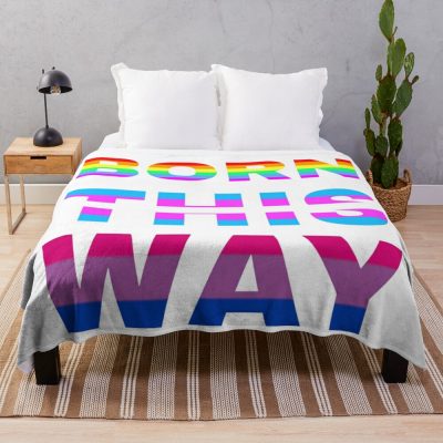 Born This Way Pride Flags Throw Blanket Official Lady GaGa Merch