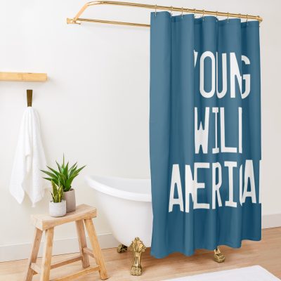 Young Wild American - Lady Gaga Shower Curtain Official Lady GaGa Merch