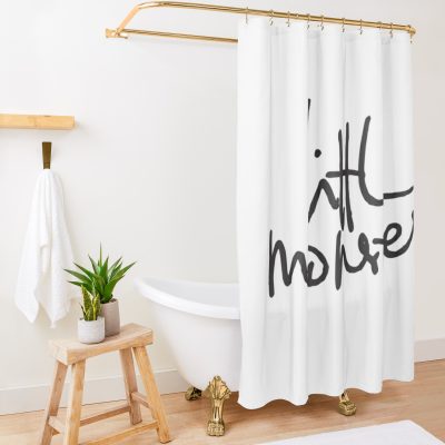 Little Monster - Handwritten Casual Design Fitted Shower Curtain Official Lady GaGa Merch