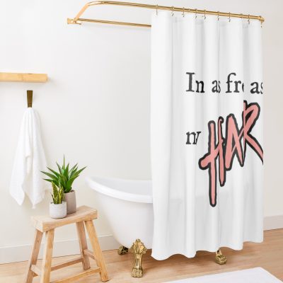 Lady Gaga As Free As My Hair Shower Curtain Official Lady GaGa Merch