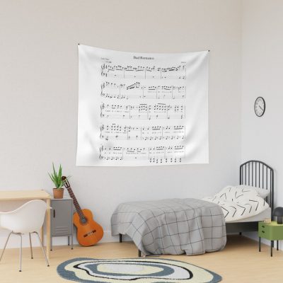 Lady Gaga Bad Romance Music Notes Tapestry Official Lady GaGa Merch