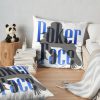 New Poker Face - Version 1 Throw Pillow Official Lady GaGa Merch