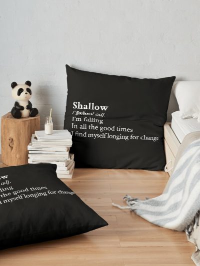 Shallow By Lady Gaga Throw Pillow Official Lady GaGa Merch