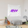 Gaga 911 Chromatica Logo (Purple On White) Tapestry Official Lady GaGa Merch