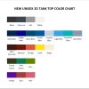 tank top color chart - Lady GaGa Shop